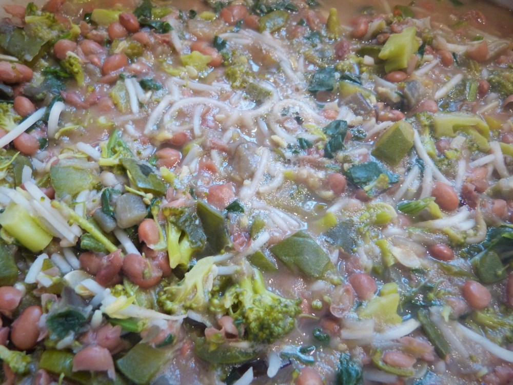 Feijao e brocolis_panela